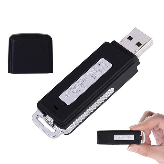 JMT-866717 Mini USB Voice Recorder with 8GB Memory, Rechargeable and Noise Reduction, Portable Digital Audio Recording Device