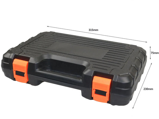 JMT-848778 19-Piece Professional Car Repair Tool Set for Home Users - Hand Screwdrivers and Socket Mechanics Tools