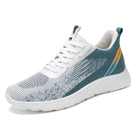 JMT-029258 B-9901 New Fashion Sports Running Shoes Men Sneakers Breathable Walking Style Shoes Comfortable Anti-slip Flying Woven Shoes
