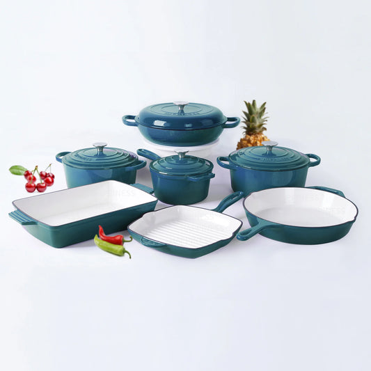 JMT-034122 7-Piece Non-Stick Cookware Set in Various Colours for Effortless Cooking