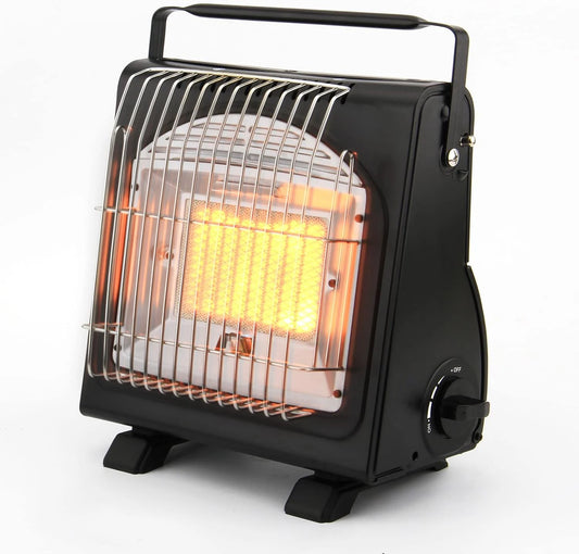JMT-952522 Portable Cast Iron Single Burner Gas Stove Heater with Ceramic Surface for Outdoor Cooking