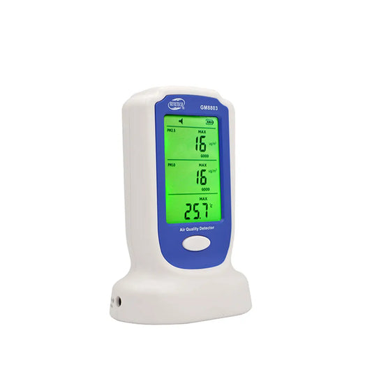JMT-711946 GM8803 PM2.5 and PM10 Air Quality Multi-Sensor Monitor with LCD Display and Buzzer Alarm