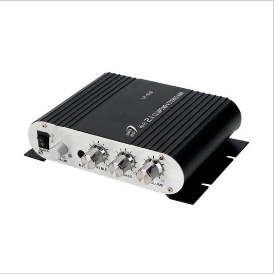JMT-956298 838 Hi-Fi 2.1 Channel Amplifier with Heavy Subwoofer for Home Audio Systems