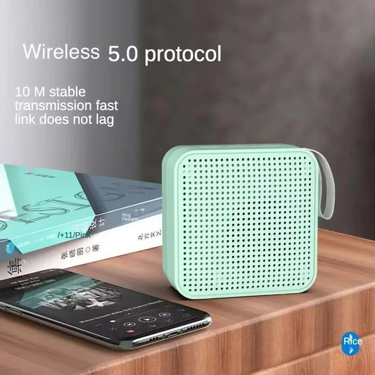 JMT-576074 Portable Dual Pairing Mini Speaker with TF Card and FM Radio, Wireless BT Surround Stereo Sound