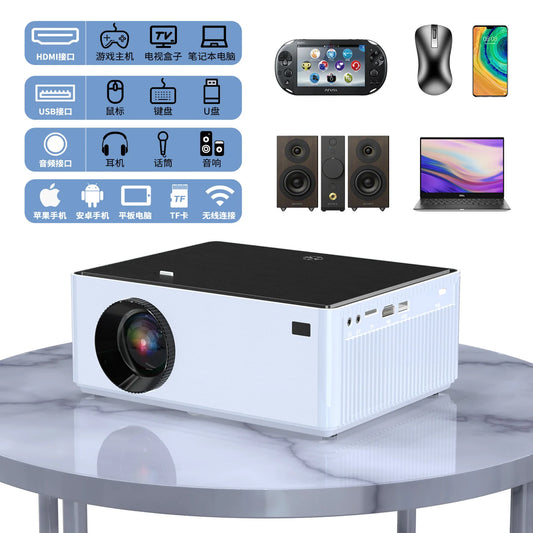 JMT-820618 Portable 1080P Mini Projector with Android 11 and 220-Inch Projection Display for Home Cinema