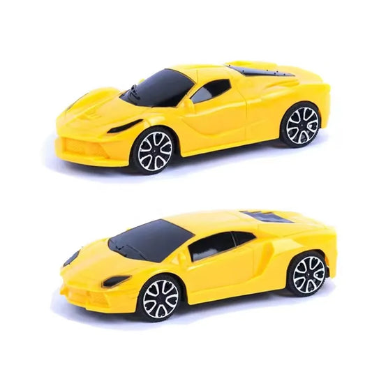 JMT-100106 Five-Way Transforming Robot Remote Control Car - High-Speed Stunt Action for Kids