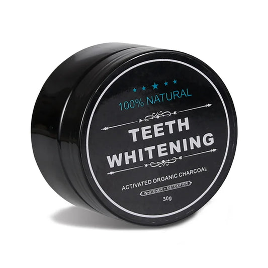 JMT-470154 Natural Activated Charcoal Teeth Whitening Powder 30g for Oral Care and Stain Removal