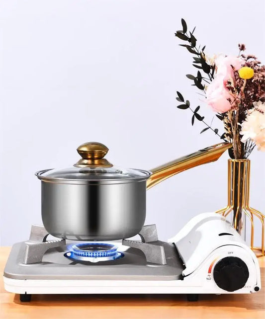 JMT-672522 Stainless Steel Nonstick Cookware Set with Casseroles - 12-Piece Kitchen Pot and Pan Set