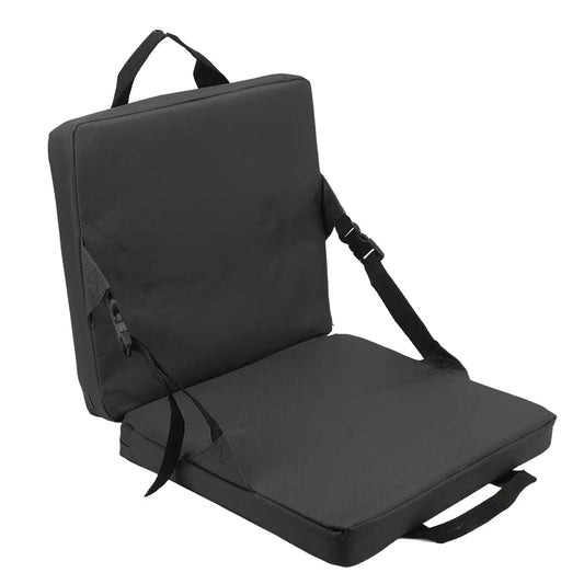 JMT-275594 Portable Foldable Stadium Chair with Cushion for Outdoor Use and Beach Settings