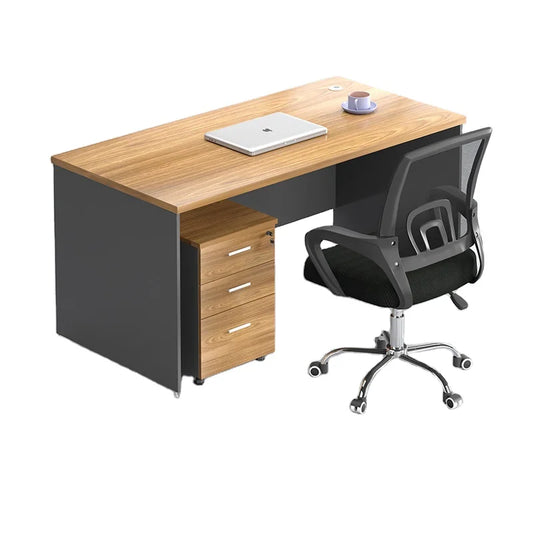 JMT-386314 Wooden Learning Desk with Computer and Gaming Functionality for Home and Office Use