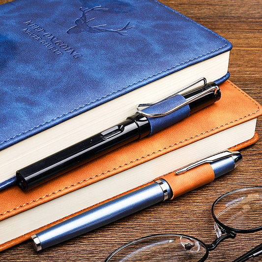 JMT-631818 Custom A5 PU Leather Journal Notebook with Super Thick Pages and Optional Logo