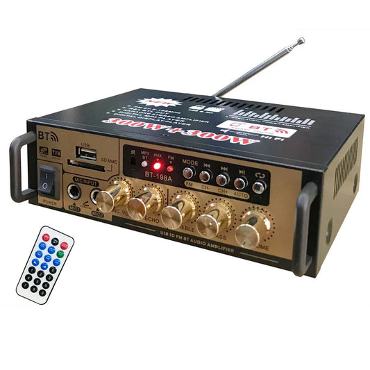 JMT-269322 Mini 12V Audio Power Amplifier with U Disk and Bluetooth Functionality