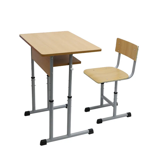 JMT-346442 Wooden Classroom Student Desk and Chair Set for Middle School