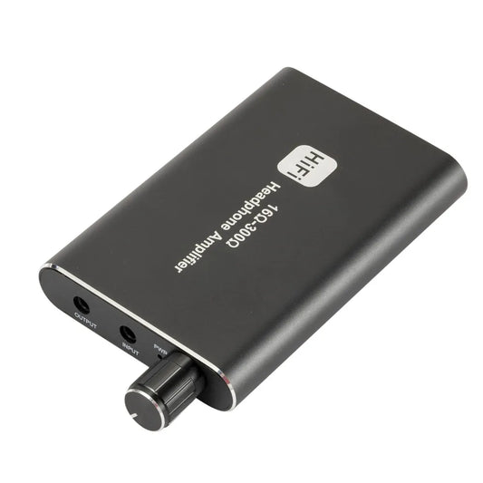 JMT-268170 Dual-Output Portable 3.5mm Stereo Audio Headphone Amplifier with Switch Power