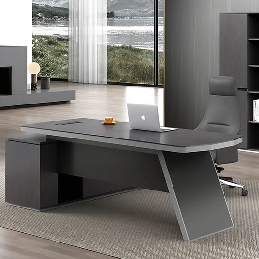 JMT-222474 Modern Wooden Extendable Office Desk for Home and Professional Use