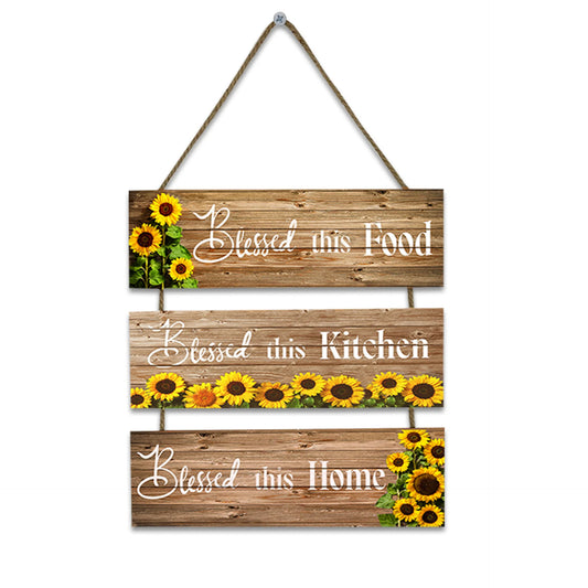 JMT-318986 Farmhouse Wooden Wall Art for Kitchen and Dining Room Decor