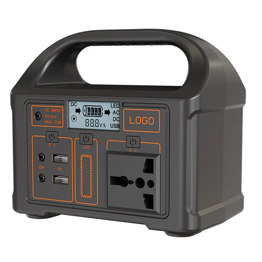 JMT-719690 Portable 100W Power Bank with DC/AC Charging Station and Solar Panel for Outdoor Camping
