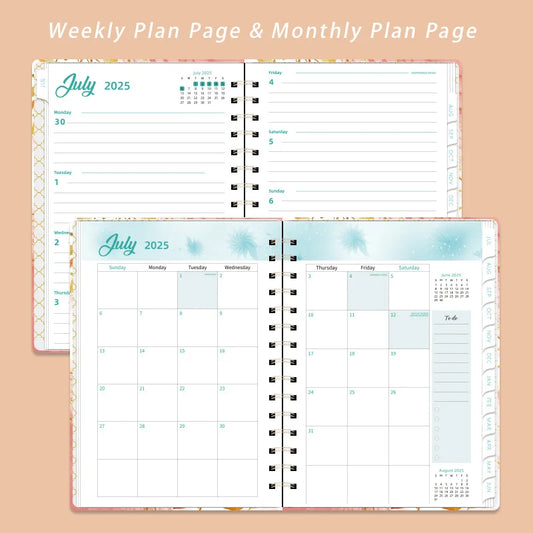JMT-771786 Custom Spiral Notebook for Students - A4, A5, B5 Formats, 2025 Agenda Planner