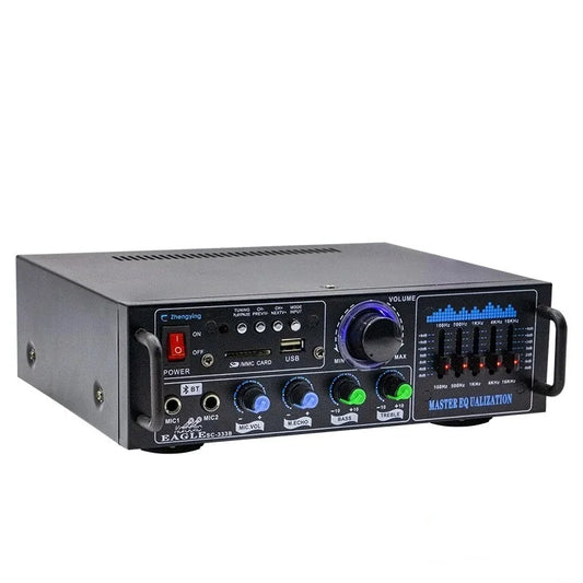 JMT-053450 HiFi Home Digital Amplifier 2*80W Bluetooth MP3 Subwoofer AMP 2.0 Channel Sound System