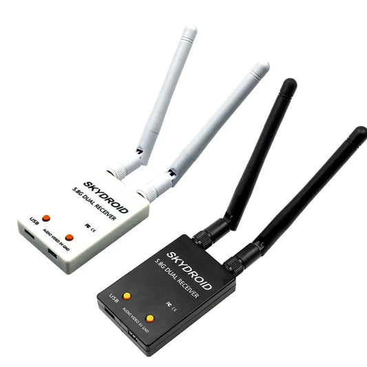 JMT-093962 UVC Dual Antenna Control Receiver 5.8GHz 150CH FPV Receiver with Audio for FPV Systems