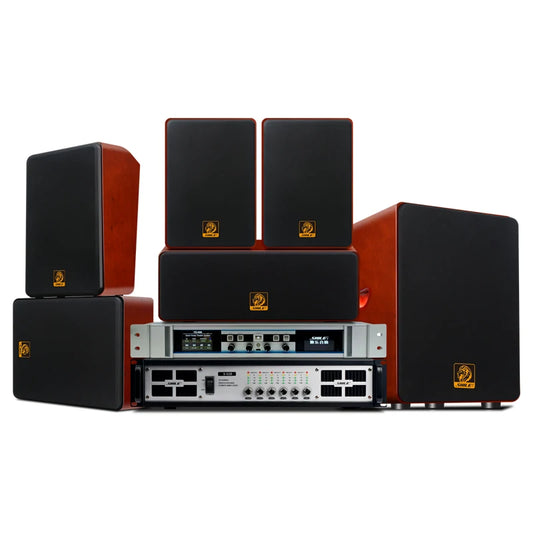JMT-968650 5.1 HD Home Theatre System with 3D Surround Sound, 12 Inch Subwoofer and Amplifier