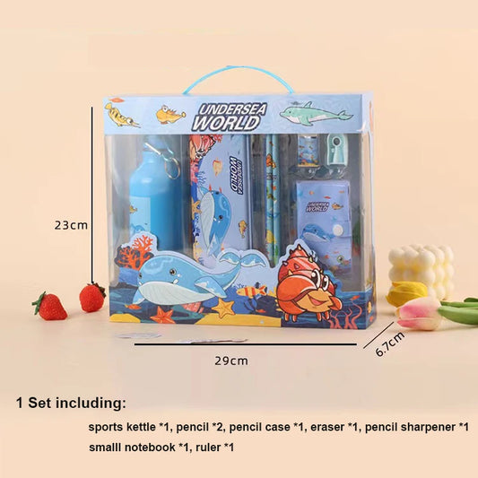 JMT-502538 Cute Cartoon Kindergarten Stationery Set for Back to School - Essential Supplies and Gifts for Kids