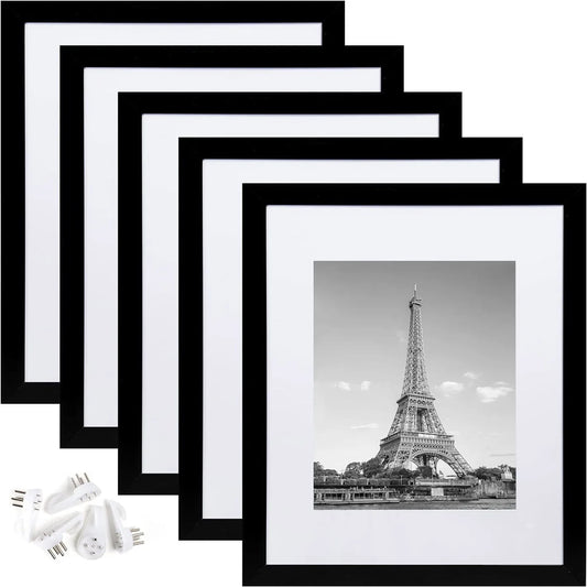 JMT-815178 Black MDF A3 and 5x7 Photo Frames for Wall Art and Home Decoration in Multiple Sizes