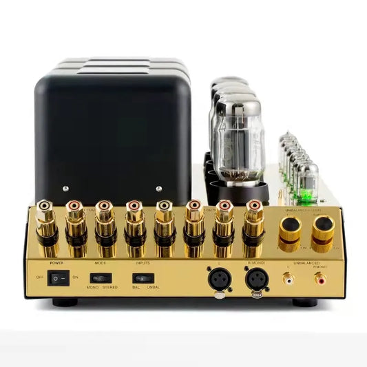 JMT-662538 KT88 Tube Power Amplifier MC275 Upgrade - 75W*2 Class AB Mono/Stereo HiFi Sound System