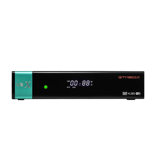 JMT-897354 GTMEDIA V8X Satellite Receiver - DVB-S/S2/S2X, CA Card Slot, Multi-Stream HEVC Support