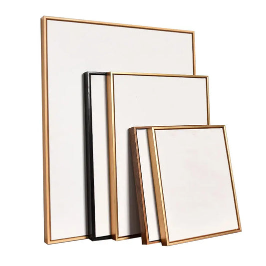 JMT-340618 Modern Black Floating Frame for Canvas and Art Prints, Sizes A4 A3 10" 12" 8" 7" 12''