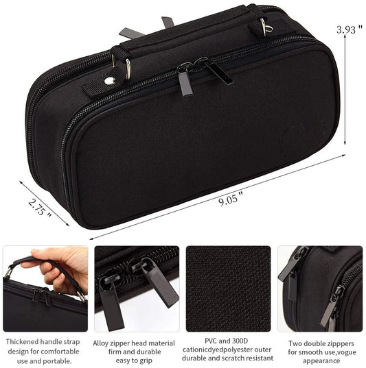 JMT-265098 Custom Multi-Compartment Office Pen Organizer and Pencil Case for School Use