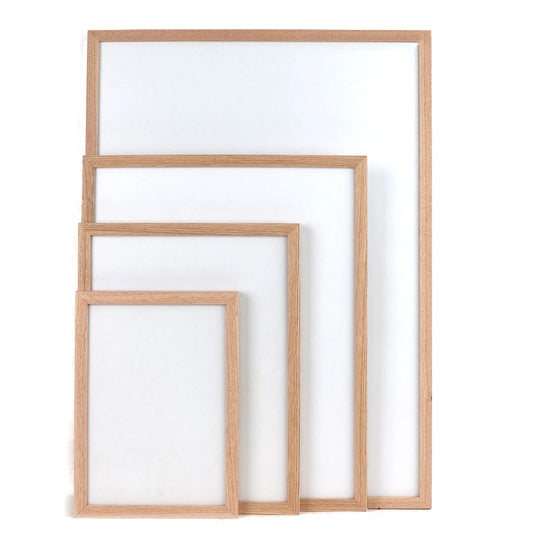 JMT-225354 Solid Oak Picture Frame for Home Decor – Classic Wooden Wall Hanging Display, Available in Various Sizes 21x30, 30x40, 40x50, 50x70 cm