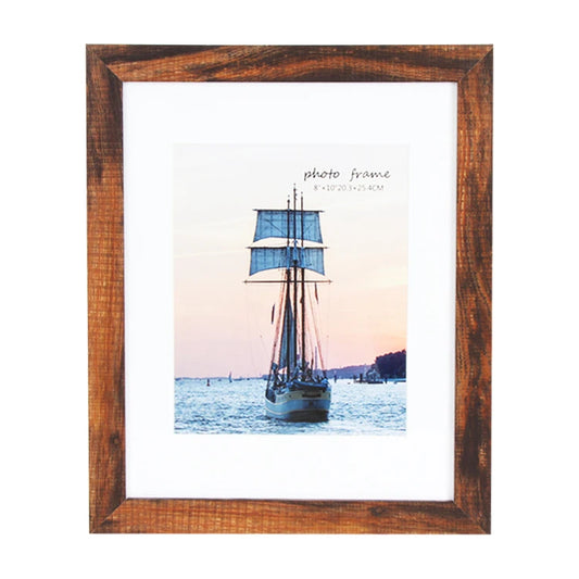 JMT-962058 Black Decorative Wall Photo Frames for 4x6, 5x7, and A4 Photos - MDF Wood, Simple Rectangular Design for Home & DIY Décor