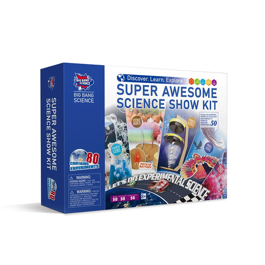JMT-720394 80+ Science Experiments STEM Kit for Kids - Engaging Chemistry Learning Tool