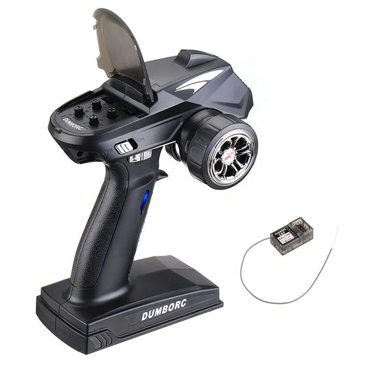 JMT-248138 DumboRC X4 2.4G 4CH Radio Control Transmitter with X6F Receiver for RC Vehicles