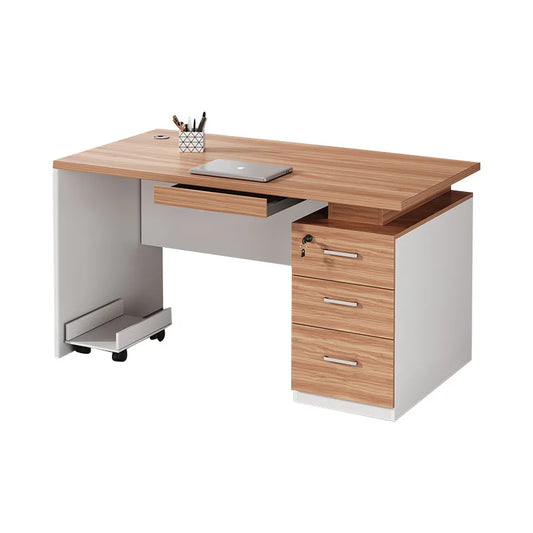 JMT-386314 Wooden Learning Desk with Computer and Gaming Functionality for Home and Office Use