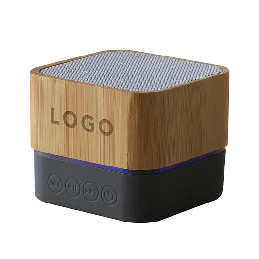 JMT-838218 Bamboo Wood Portable Bluetooth Speaker for Outdoor Travel and Camping