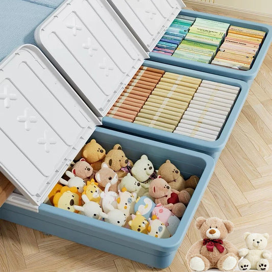 JMT-708746 Large Plastic Storage Boxes for Clothes and Home Organisation