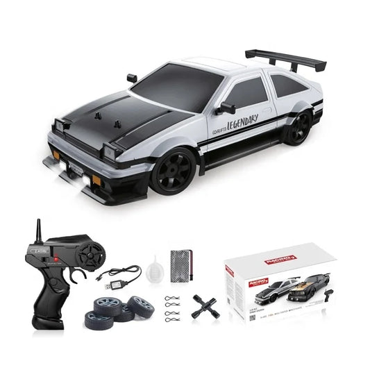 JMT-526090 1/16 Scale 2.4GHz 4WD Remote Control Drift Car with LED Lights and Drift Tires