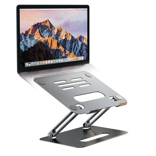 JMT-847818 Adjustable Aluminium Monitor and Laptop Stand with Cooling Feature