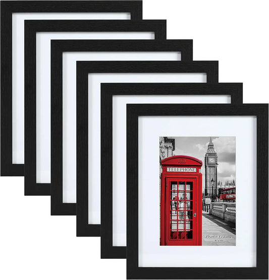 JMT-585802 Customisable A4 Wooden Photo Frame for Desktop and Wall Mounting in Various Sizes