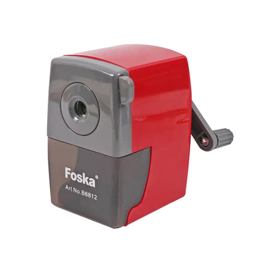 JMT-711370 Metal and Plastic Manual Desk Pencil Sharpener for Office, Home, and School