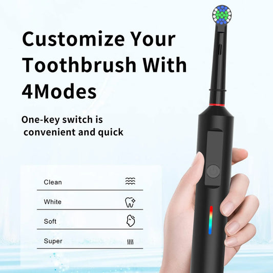 JMT-404618 Rechargeable Electric Toothbrush with Rotating Oscillating Technology for Effective Oral Care