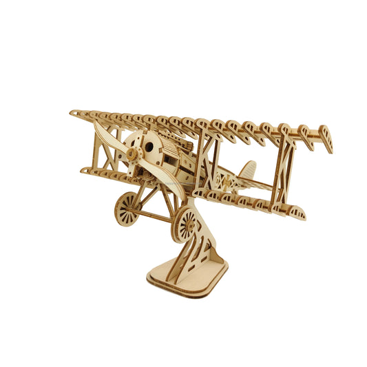 JMT-440458 3D Wooden Plane Puzzle for Engaging Fun and Creativity