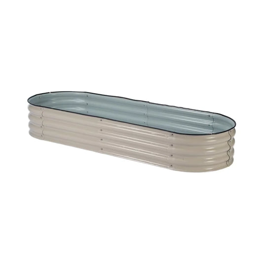 JMT-730890 Metal Raised Garden Bed Planters Kit in Various Sizes with Durable Liner for Home Nursery Gardening