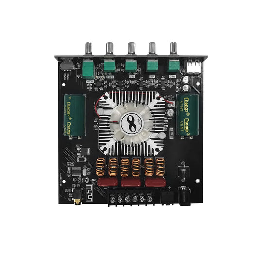 JMT-890762 2.1 Channel Bluetooth Digital Power Amplifier Module for Heavy Bass Subwoofers, Model ZK-HT21, TDA7498E Chipset