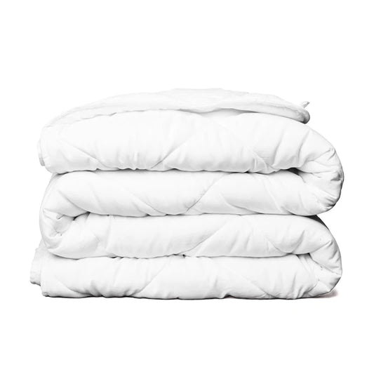 JMT-647050 Luxurious Fluffy Duvet with 100% Cotton Cover in Solid White