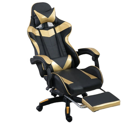 JMT-878986 Zero Gravity Gaming Chair with Footrest – PU Leather Ergonomic Rocking Chair, Height Adjustable and Reclining