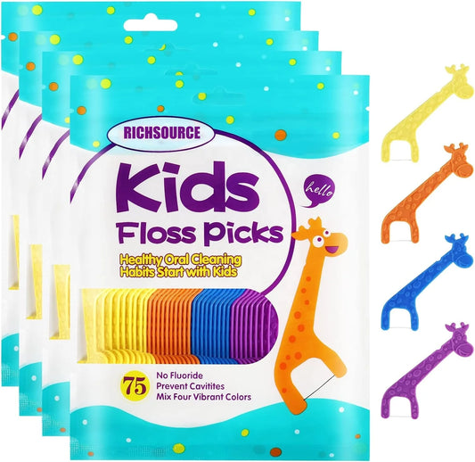 JMT-830602 Biodegradable PLA Corn Dental Floss Picks for Kids