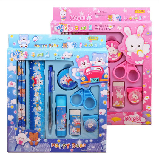 JMT-173706 Kids Multi-Function Pencil and Ruler Stationery Set for School and Office Supplies